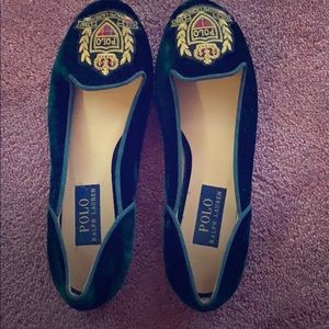 Ralph Lauren Emerald Green Flat Shoes 7.5